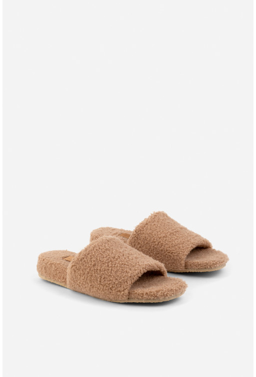 Sasha beige textile
home slippers