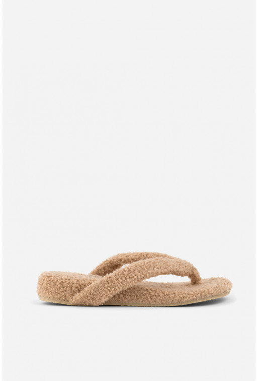 Sasha beige textile
home slippers