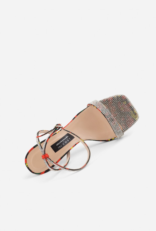 Katya combined textile
sandals /8 cm/