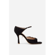 Tina black textile
sandals /9 cm/