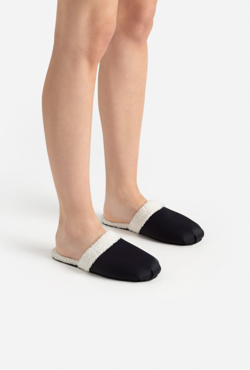 Monica black textile
home slippers