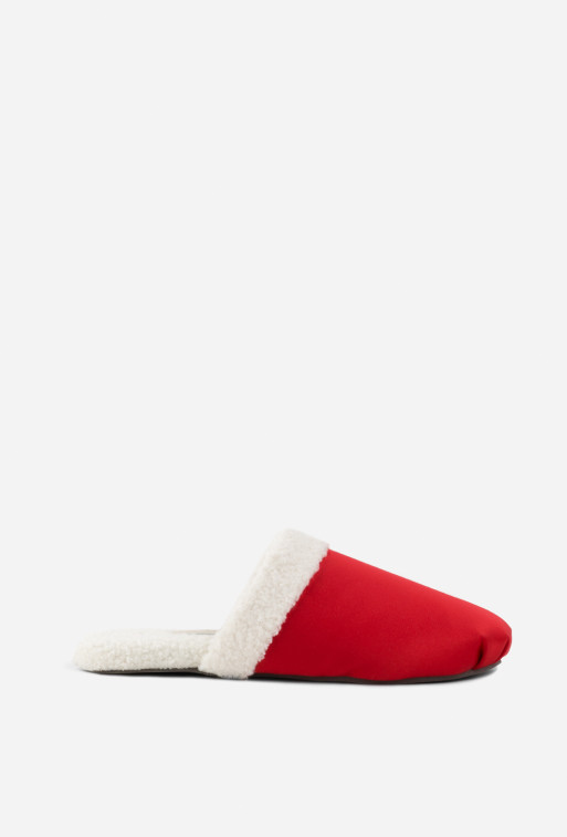 Monica red textile
home slippers