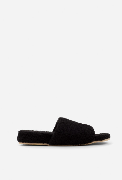Sasha black textile
home slippers
