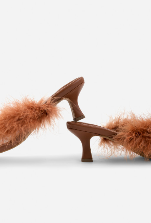 Lauren caramel leather
sandals /5 cm/