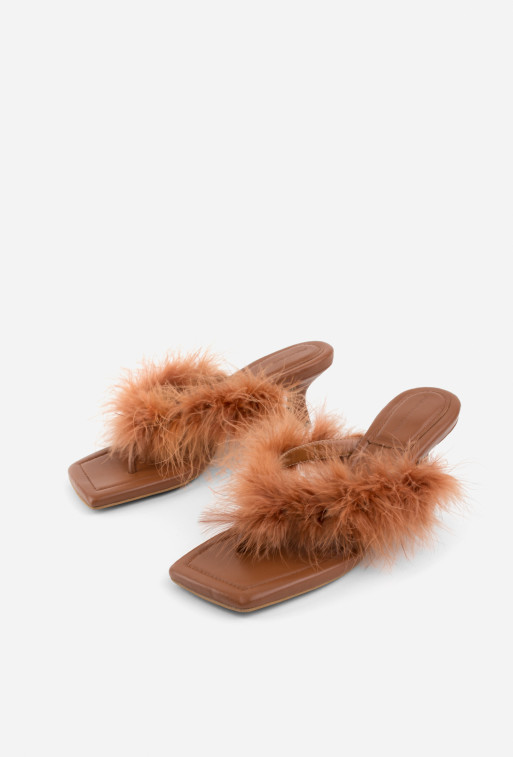 Lauren caramel leather
sandals /5 cm/