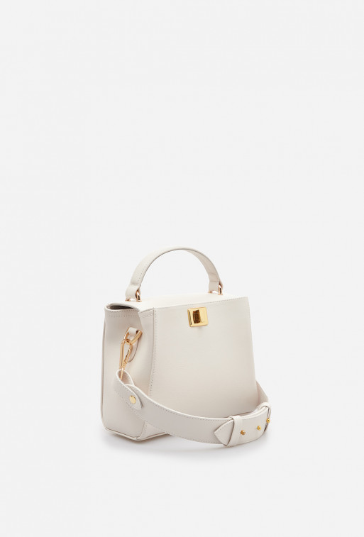 ERNA MINI
milky leather bag /gold/