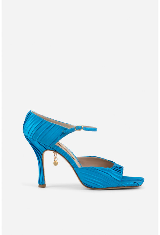 Tina turquoise textile
sandals /9 cm/