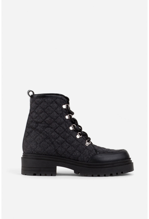 Cora black combined
boots