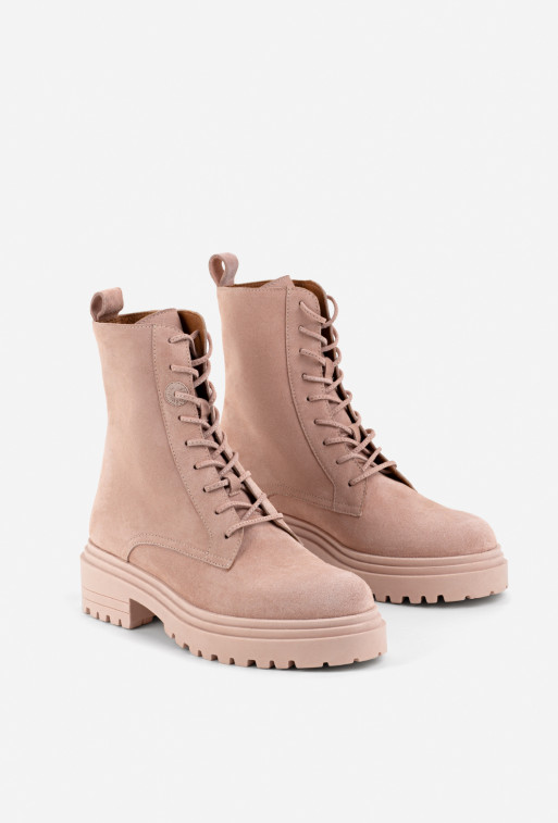Riri pink suede
boots