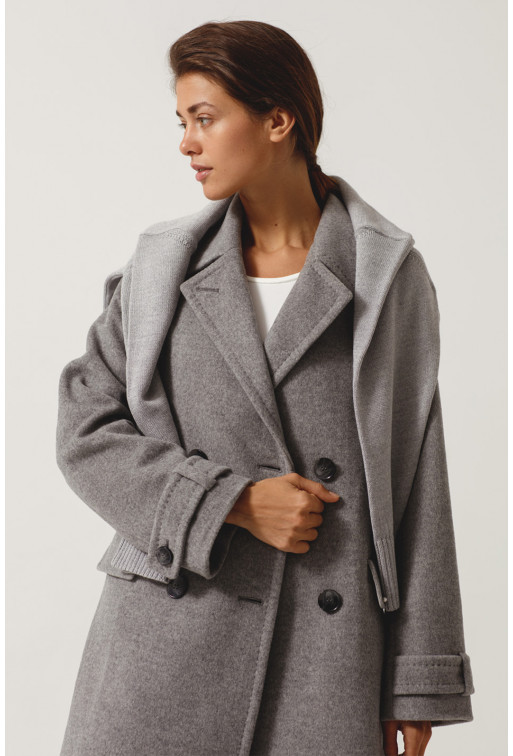 Tom Italian gray wool
coat