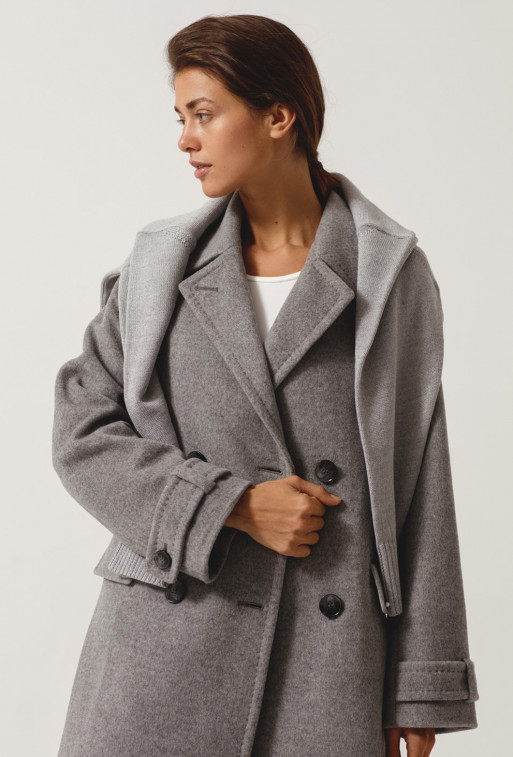 Tom Italian gray wool
coat