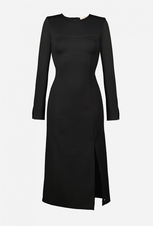 Lizzy black viscose
dress