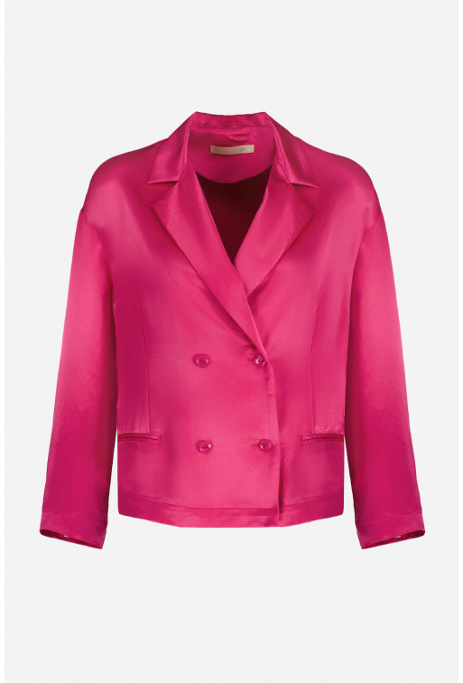 Claus pink viscose jacket