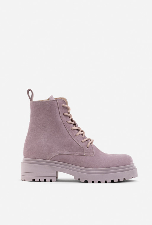 Riri purple suede
boots /baize/