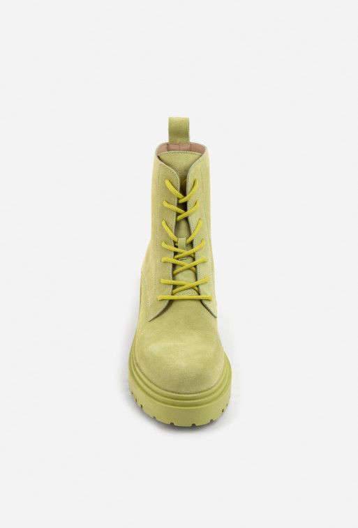 Riri lime suede boots