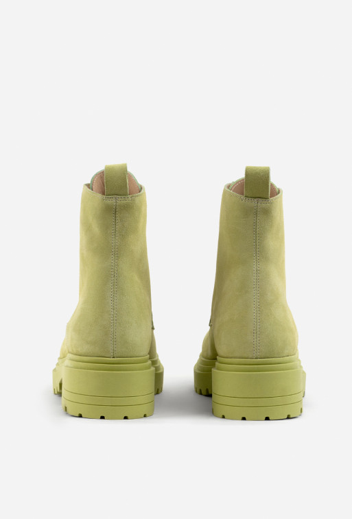Riri lime suede boots