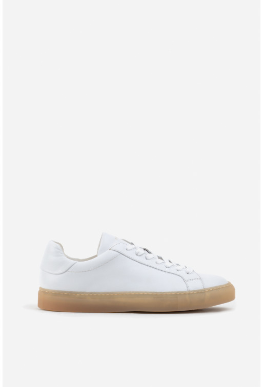 Zoey white leather
sneakers