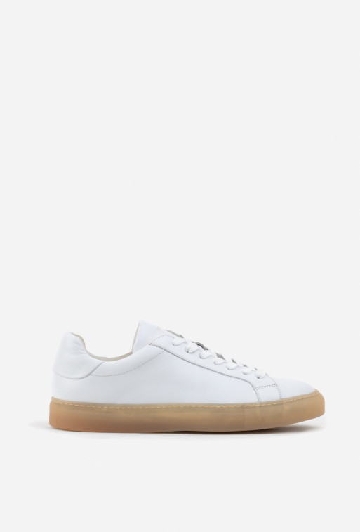 Zoey white leather
sneakers