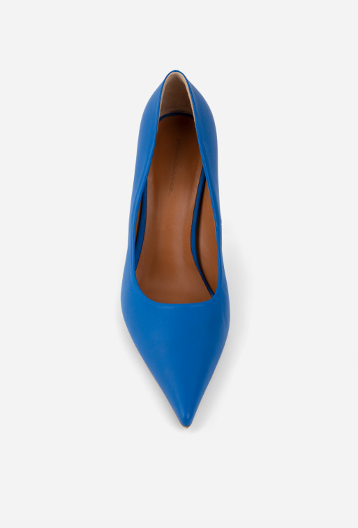 Gina dark blue leather
pumps /9 cm/