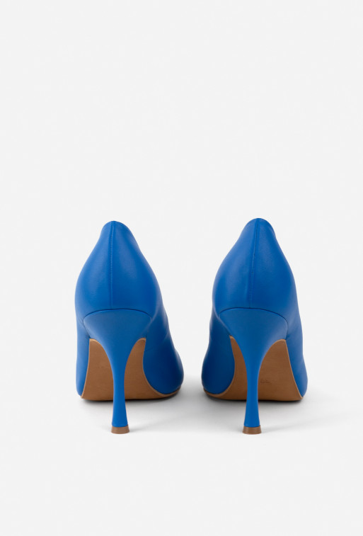 Gina dark blue leather
pumps /9 cm/