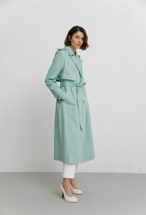 Edwin minty color
trench coat