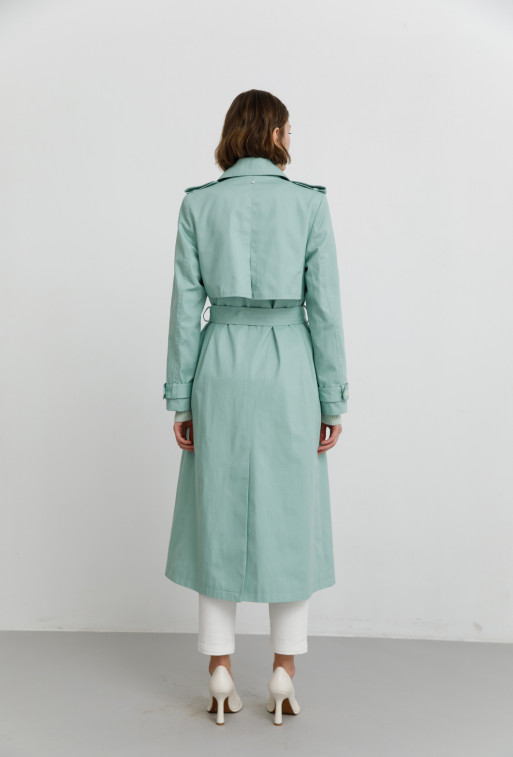 Edwin minty color
trench coat