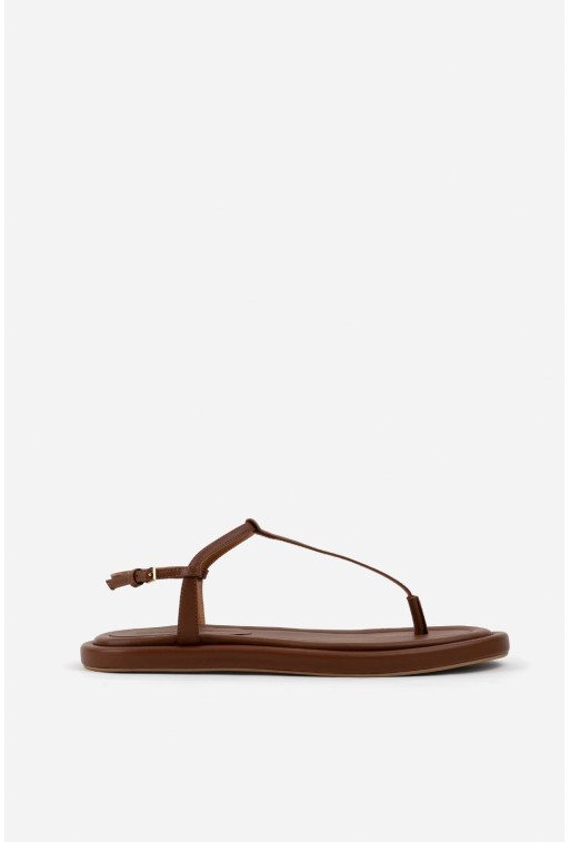 Milly brown leather
sandals