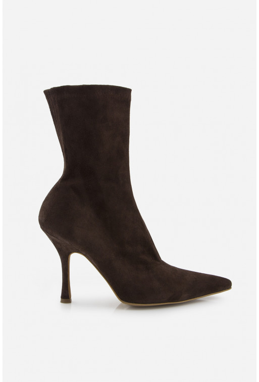 Kim brown suede
ankle boots /9 cm/