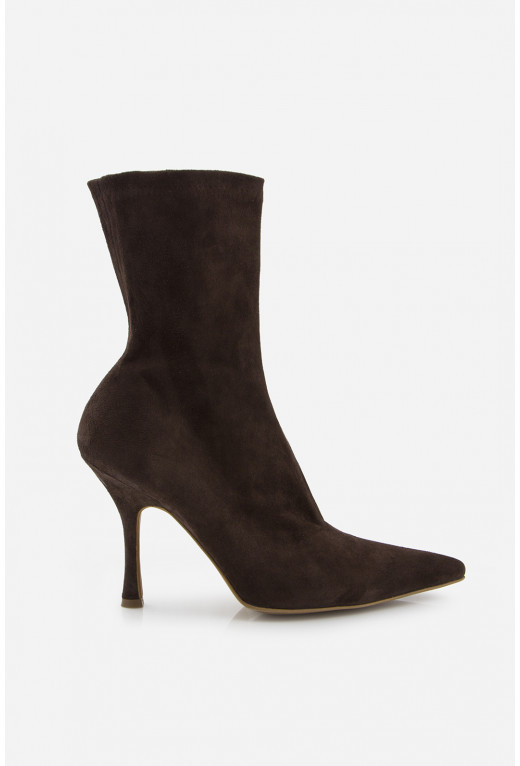 Kim brown suede
ankle boots /9 cm/