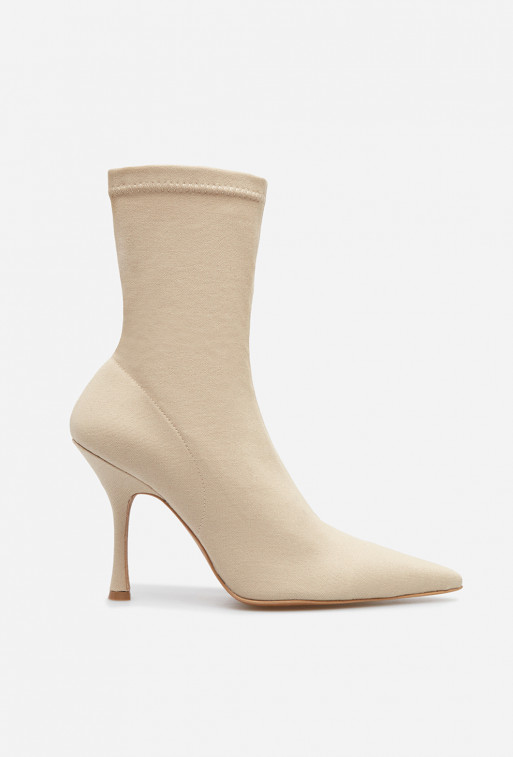 Kim beige stretch
ankle boots /9 cm/