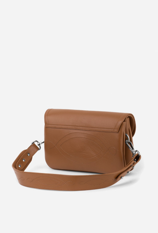 Saddle bag 2
caramel leather crossbody /silver/