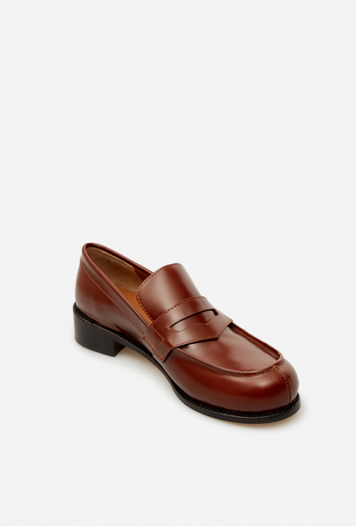Alen brown loafers leather sole