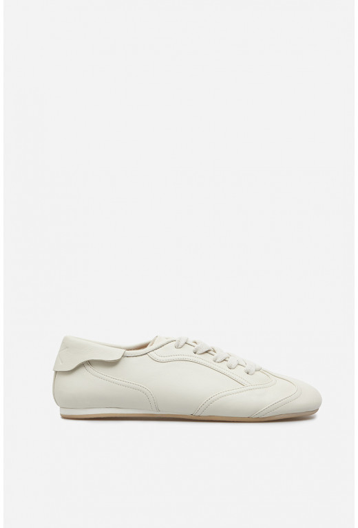 Bowley milk leather sneakers