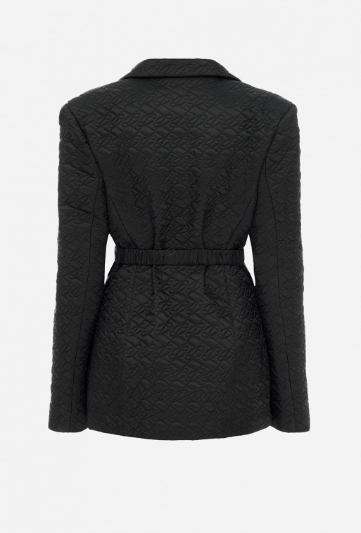 Black textile jacket