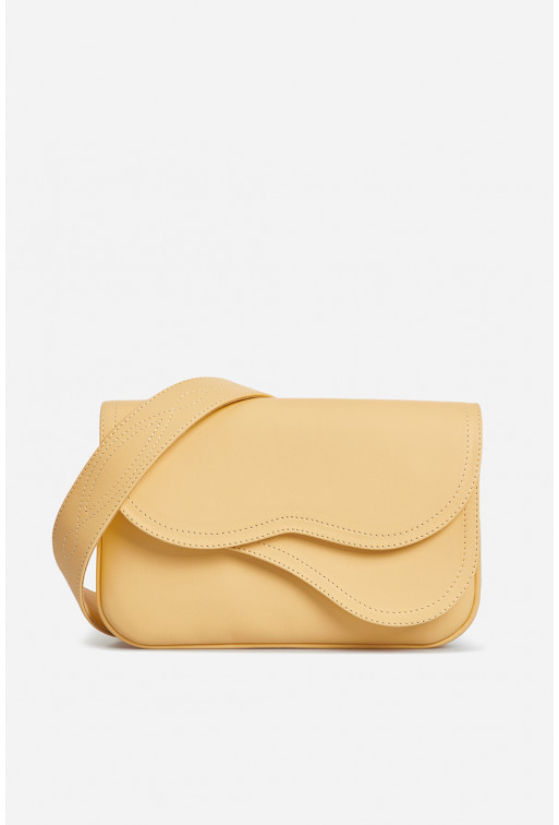 Saddle bag 2
yellow leather crossbody /gold/