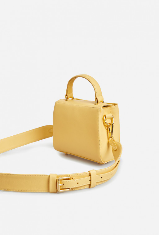 Erna micro RS yellow leather
city bag /gold/