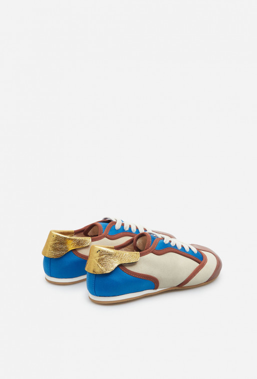 Bowley brown-blue 
sneakers