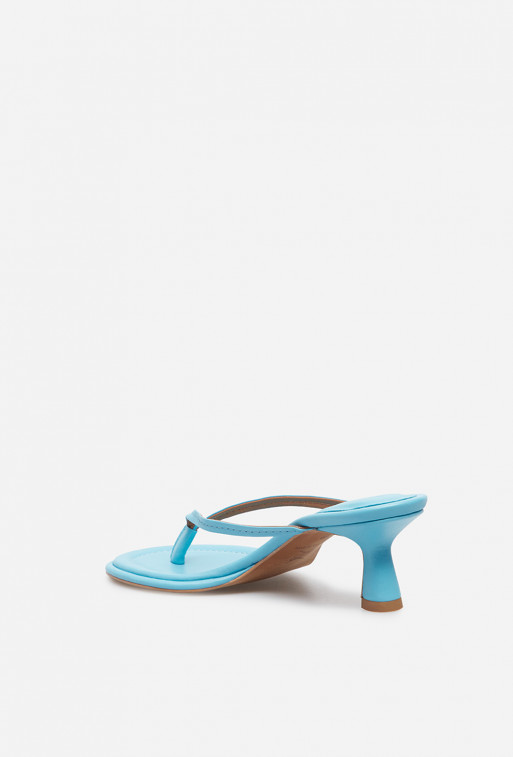 Gilda blue flip flops