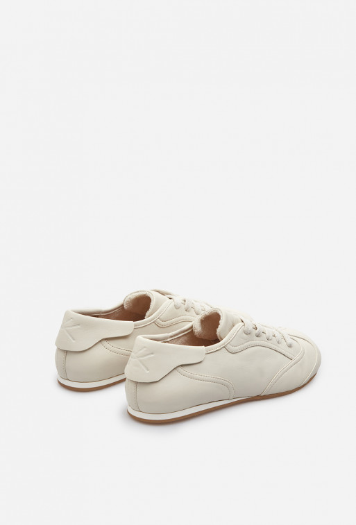 Bowley light leather sneakers