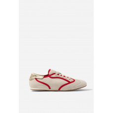 Bowley milk
suede leather sneakers