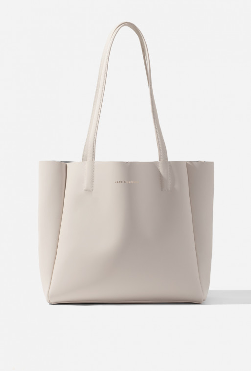 Matilda mini milky leather shopper bag /gold/