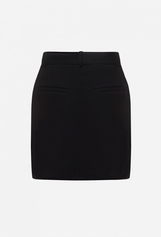 Classic black mini skirt