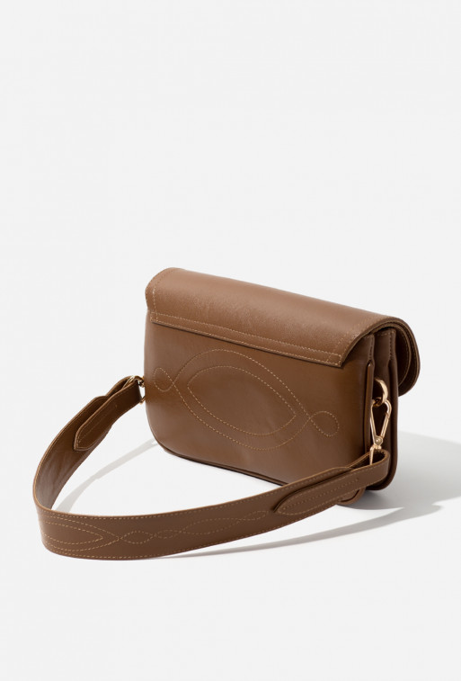 Saddle bag 2
brown leather crossbody /gold/