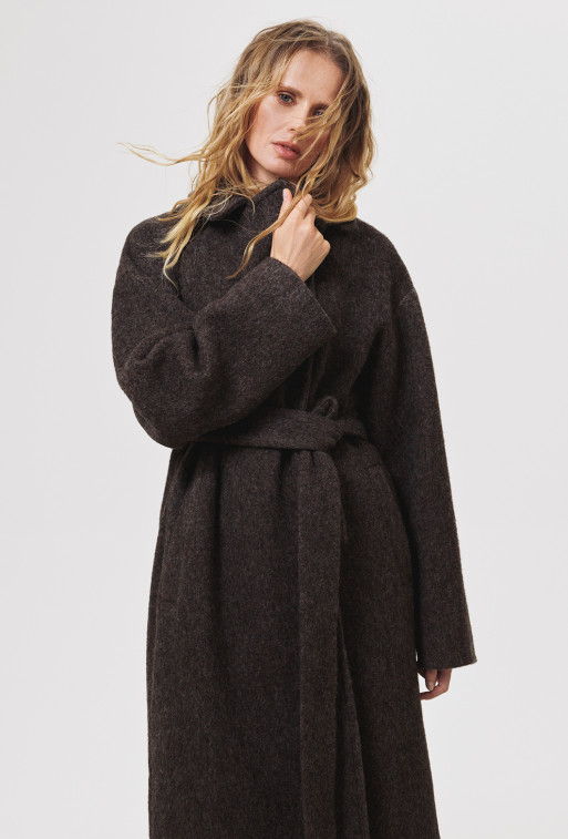 Brown oversized coat